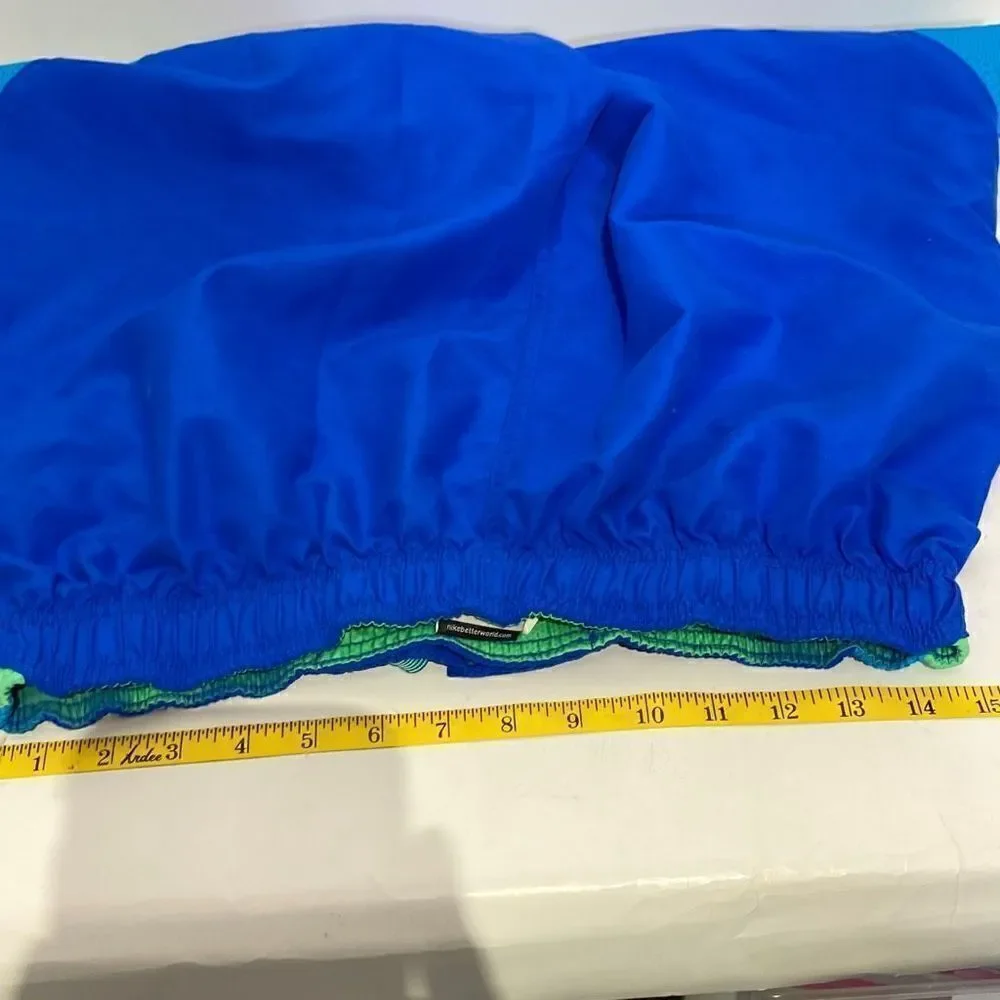 Nike Men's Blue Lined Swim Trunks Size Large‎